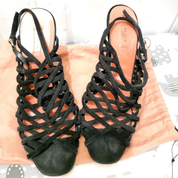 Alaia strappy sandals. - Picture 1 of 4